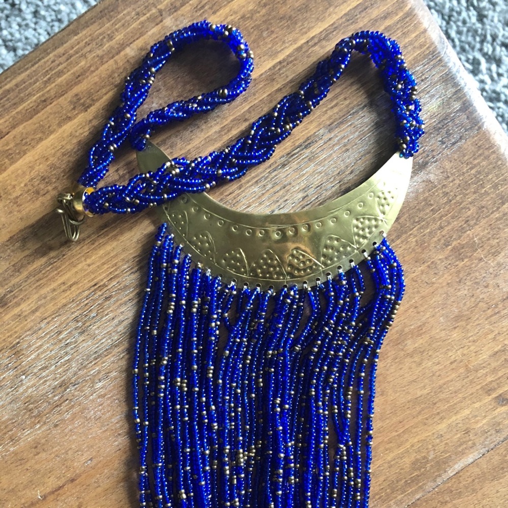 ❌SOLD!!- Beautiful Hand Beaded Necklace